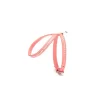 Doggie Flotter Swarovski Taşlı Deri Köpek Göğüs Tasması 1,2 x 21-30 cm Pembe
