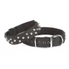 Doggie Konfor El Yapımı Çivili Köpek Boyun Tasması 4x52-60cm Siyah