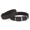 Doggie Konfor Seri Dokuma Köpek Boyun Tasması 4x52-60cm Siyah