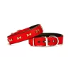 Doggie Softlu Dokuma Köpek Boyun Tasması 3 cm x 55 cm Kırmızı