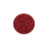 Dökme Cam Kum Boncuk (11/0) 2 mm - 20 Gram -  Şeffaf Koyu Kırmızı - BNC015