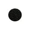 Dökme Cam Kum Boncuk (11/0) 2 mm - 20 Gram -  Siyah - BNC010