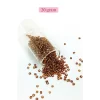 Dökme Cam Kum Boncuk (8/0) 3 mm - 20 Gram - Şeffaf Kahve - BNC157