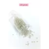 Dökme Cam Kum Boncuk (8/0) 3 mm - 4 Renk - Toplam 80 Gram - BNC419