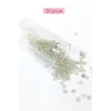 Dökme Cam Kum Boncuk Büyük Boy (6/0) 4 mm - 20 Gram - Şeffaf - BNC086