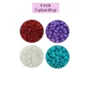 Dökme Cam Kum Boncuk Büyük Boy (6/0) 4 mm - 4 Renk - Toplam 80 Gram - BNC409