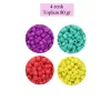Dökme Cam Kum Boncuk Büyük Boy (6/0) 4 mm - 4 Renk - Toplam 80 Gram - BNC411