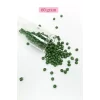 Dökme Cam Kum Boncuk Büyük Boy (6/0) 4 mm - 60 Gram - Koyu Yeşil - BNC112