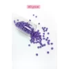 Dökme Cam Kum Boncuk Büyük Boy (6/0) 4 mm - 60 Gram - Mor - BNC116