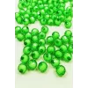Dünya Boncuk İçten Boncuklu Bileklik Çanta Boncuğu 10 mm 50 gr Yeşil - BNC460