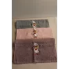 Durul 30X50 Merve Nakışlı 3Lü Havlu