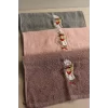 Durul 30X50 Merve Nakışlı 3Lü Havlu