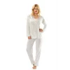 Ekru Penye Pijama Takımı - 1556
