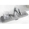 Elastik Mutfak Banyo Musluk Matı Düzenleyici Kaydırmaz Taban Organizer Lavabo Kenar Matı