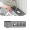 Elastik Mutfak Banyo Musluk Matı Düzenleyici Kaydırmaz Taban Organizer Lavabo Kenar Matı