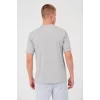 Luz&Pos Erkek 24/1 Düz A Kalite Oversize T-shirt - Gri