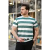 Erkek çift Renk Pamuklu örme Kumaş Kısa Kollu T-shirt
