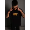 Luz&Pos Erkek Dijital Baskılı T-shirt - Siyah