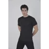 Luz&Pos Erkek File Cepli Slim Fit T-shirt - Siyah