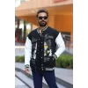 Luz&Pos Erkek Oversize Kolej Ceket - Siyah