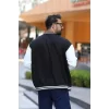Luz&Pos Erkek Oversize Kolej Ceket - Siyah