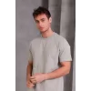 Erkek Relax Fit Bisiklet Yaka %100 Pamuk Rahat Kesim Basic Tişört