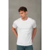 Erkek Slim Fit Bisiklet Yaka %100 Pamuk Dar Kesim Basic Tişört