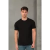 Erkek Slim Fit Bisiklet Yaka %100 Pamuk Dar Kesim Basic Tişört