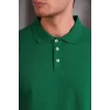 Erkek Slim Fit Pamuklu Yumuşak Doku Nefes Alan Kumaş Yakalı Tişört