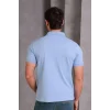 Erkek Slim Fit Pamuklu Yumuşak Doku Nefes Alan Kumaş Yakalı Tişört
