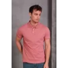 Erkek Slim Fit Pamuklu Yumuşak Doku Nefes Alan Kumaş Yakalı Tişört