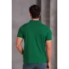 Erkek Slim Fit Pamuklu Yumuşak Doku Nefes Alan Kumaş Yakalı Tişört