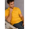 Erkek Slim Fit Pamuklu Yumuşak Doku Nefes Alan Kumaş Yakalı Tişört