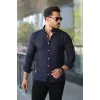 Erkek Uzun Kollu Regular Sofya Keten Gömlek