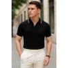Erkek Uzun Kollu Yakalı Triko Bluz