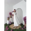 Gera Fiyonk Detaylı Elbise