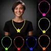 Glow  Yıldız Kolye - Glow Kolye - Glow Stick Partisi Yıldız Kolye 6 Adet