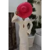 Göbek Dekolteli Ajurlu Elbise 2835