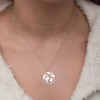 Luz&Pos Gümüş Dünya Kadın Kolye