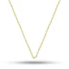 Luz&Pos Gümüş Gold 0.30 Mikron 45 Cm Forse Kadın Zincir