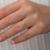 Luz&Pos Gümüş Gold Ajda Kadın Yüzük