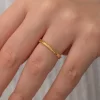 Luz&Pos Gümüş Gold Ajda Kadın Yüzük