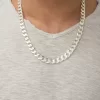 Luz&Pos Gümüş Gurmet Zincir Erkek Kolye