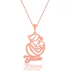 Luz&Pos Gümüş Rose İsimli Anne Çocuk Sevgisi İsimli Kolye