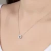 Luz&Pos Swarovski Gümüş Tektaş Bayan Kolye