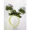 Happy Birthday Neon Renk Doğum Günü Tacı 12 Adet