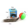 Hareketli Sesli Peluş Toplu Fare Pilli Kedi Oyuncağı 8 CM