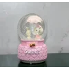 Hello Kitty Işıklı Müzikli Kar Küresi Orta Boy Alk3042