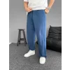İki İplik Kumaş Baggy Alt Esofman - Turkuaz