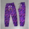 Luz&Pos İki İplik Mevsimlik Bape Nakişli Eşofman Pantolon - Mor